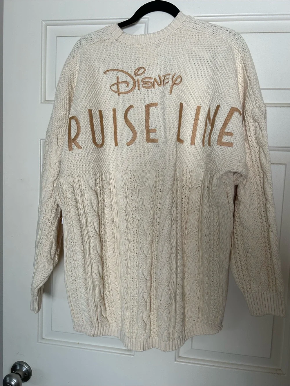 Disney Cruise Line Cream Cable Knit Spirit Jersey